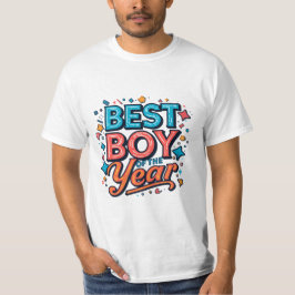 T-shirt ontworpen voor de beste jongen van het jaa
