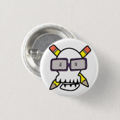 t-shirt oorspronkelijk logo ronde button 3,2 cm (Voorkant /achterkant)