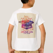 T-shirt op Afstuderen (Achterkant)