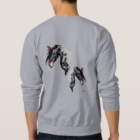 T-shirt : Op de run (Achterkant)