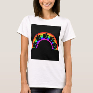 T-shirt op een regenboog