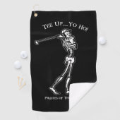 T-shirt op je hoed! Skeleton Pirate Golfhanddoek (Insitu)