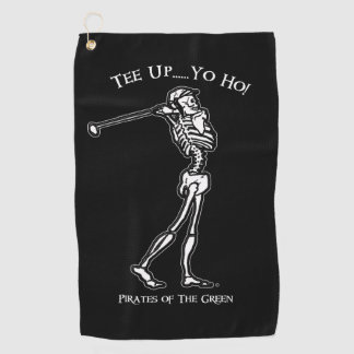 T-shirt op je hoed! Skeleton Pirate  Golfhanddoek