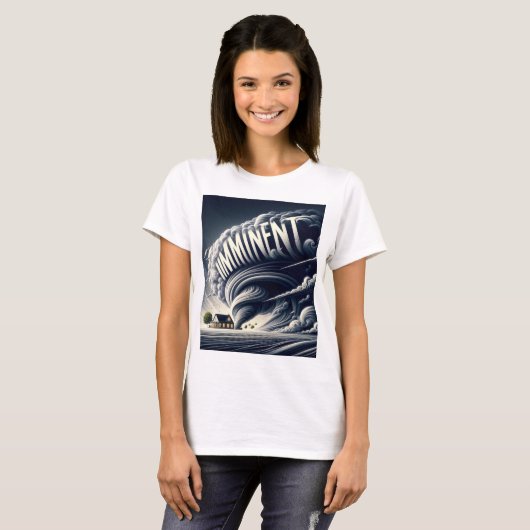 T-shirt op komst (Voorkant volledig)