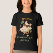 T-shirt Op maat Ontspannen Hond (Voorkant)