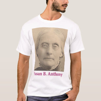 T-Shirt op Susan B. Anthony en vrouwenrechten