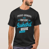 T-shirt Opa Geweldige Basketball (Voorkant)