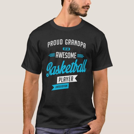 T-shirt Opa Geweldige Basketball (Voorkant)