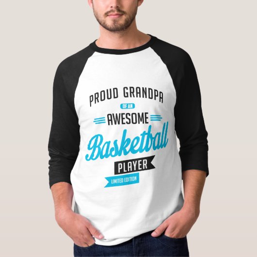 T-shirt Opa Geweldige Basketball (Voorkant)