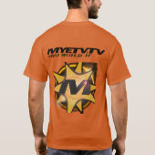 T-Shirt (oranje) MYETV U bouwt het (Achterkant)