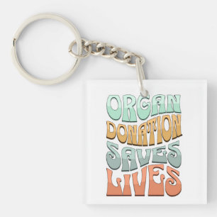 T-shirt 'Orgaandonatie Slaat Levens Op' Sleutelhanger