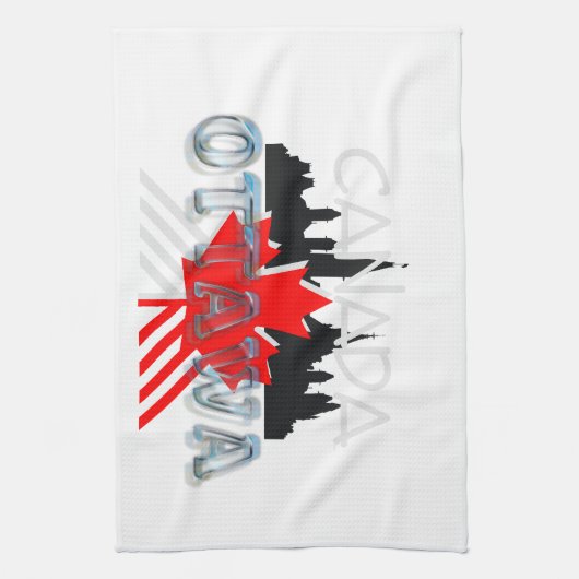 T-SHIRT Ottawa Theedoek (Verticaal)