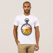 T-shirt "Oude school" van de stad Watch Brewing (Voorkant volledig)