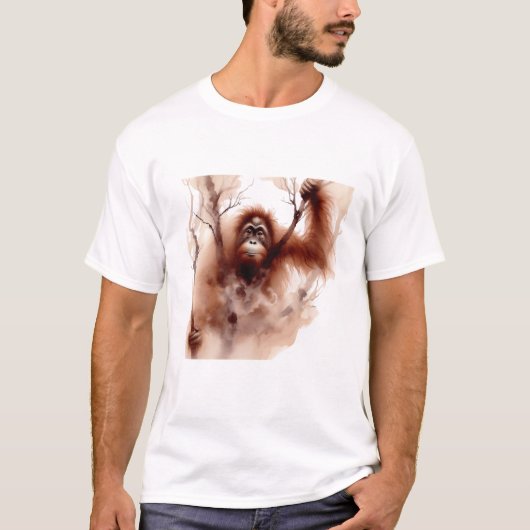 T-shirt ourang outan (Voorkant)