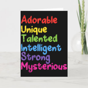 T-shirt over Autisme Betekenis Autistisch Cadeau I Kaart
