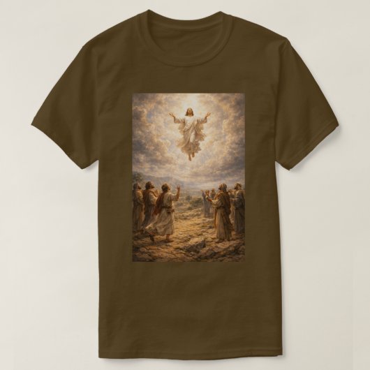 T-shirt over de hemelvaart van Jezus (Design voorkant)