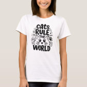 T-shirt over kattenliefde (Voorkant)