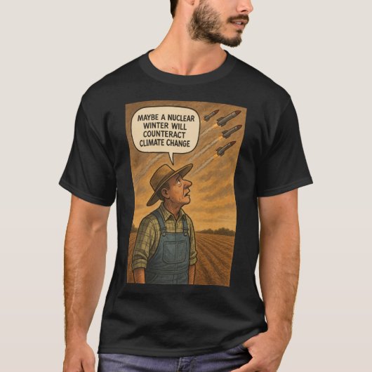 T-shirt over klimaatverandering (Voorkant)
