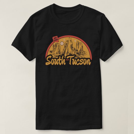 T-shirt over South Tucson, Arizona (Design voorkant)