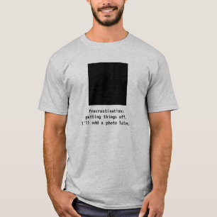 T-shirt over uitstel