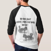 T-shirt/paard/buggy T-shirt (Achterkant)