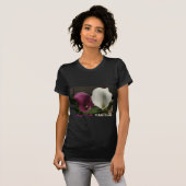 t-shirt "Paarse Calla White Calla" (Voorkant volledig)