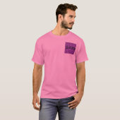 T-Shirt PAARSE PINK LOVE Unisex (Voorkant volledig)