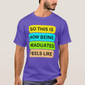 T-shirt paarse SO_THIS_IS_HOW_BEING_GRADUATED_FEEL (Voorkant)
