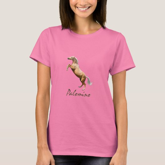 T-shirt Palomino Horse Jumping (Voorkant)