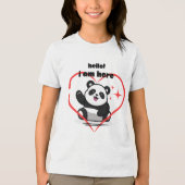 T-shirt panda logo design (Voorkant)