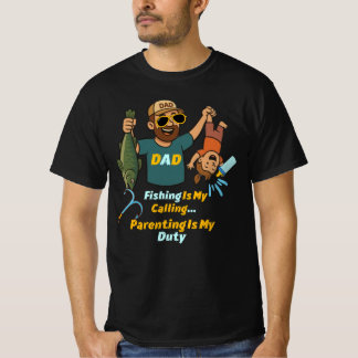 T-Shirt Papa cadeau vaderdag _ Gevist Papa Shirt