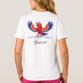 T-shirt - papegaai (Achterkant)