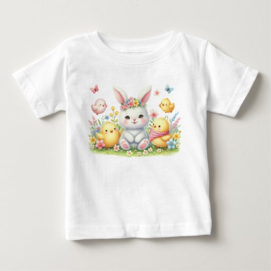 T-shirt-pastel lente kinderkleding (Voorkant)