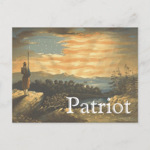 T-SHIRT Patriotic Sky Briefkaart
