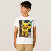 T-Shirt, "Paws and Pixels: Ontketen de schattighei T-shirt (Voorkant volledig)