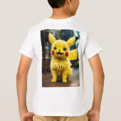 T-Shirt, "Paws and Pixels: Ontketen de schattighei T-shirt (Achterkant)