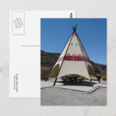 T-shirt Pee Rest Area/Big Bend State Park, TX Briefkaart (Voorkant / Achterkant)