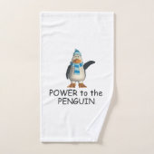 T-SHIRT Penguin Power Bad Handdoek (Handdoek)