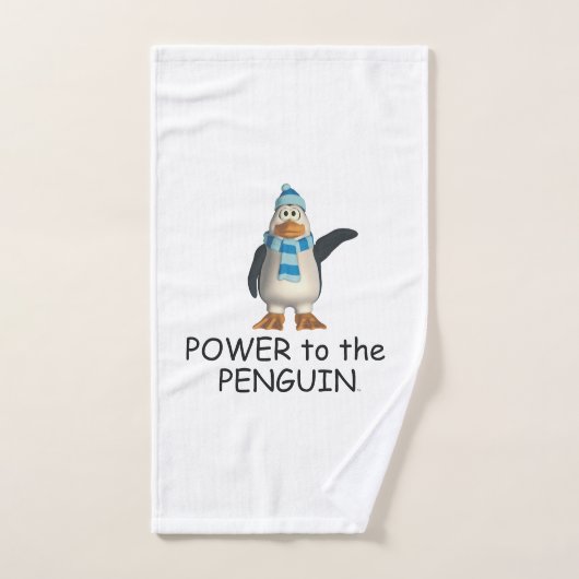 T-SHIRT Penguin Power Bad Handdoek (Handdoek)
