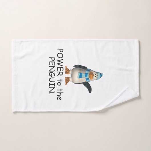 T-SHIRT Penguin Power Bad Handdoek (Handdoek)