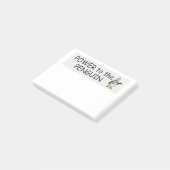 T-SHIRT Penguin Power Post-it® Notes (Schuin)