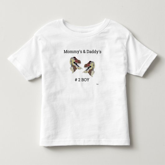 T-shirt: Peuter-dinosaurussen Kinder Shirts (Voorkant)