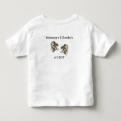 T-shirt: Peuter-dinosaurussen Kinder Shirts (Achterkant)
