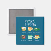 T-shirt Physical Therapy Thera Tea Pt Magneet (Voorkant / Achterkant)