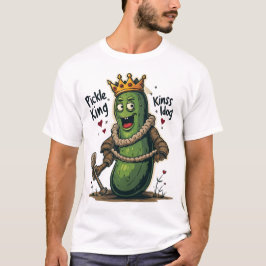 T-shirt Pickle King – Funny Cartoon Pickle Royalty