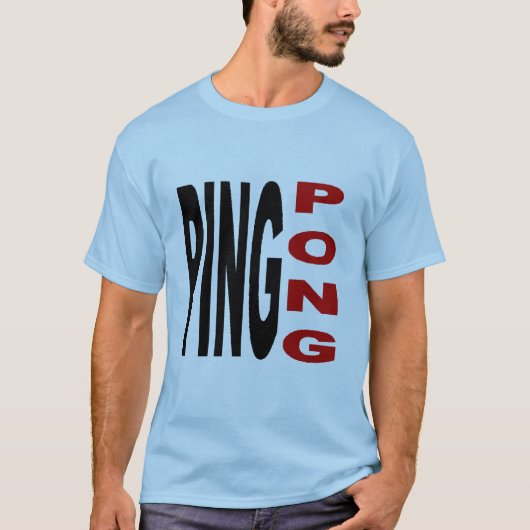 T-shirt PING PONG (Voorkant)