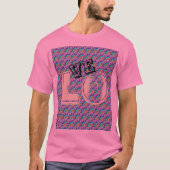 T-SHIRT PINK LOVE Unisex MANDALA BLUE (Voorkant)