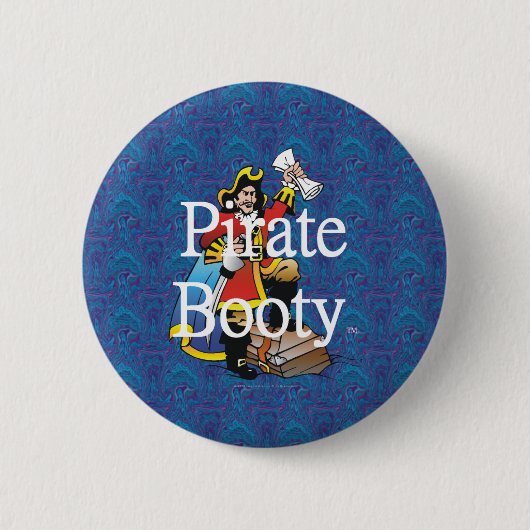 T-SHIRT Pirate Booty Ronde Button 5,7 Cm (Voorkant)