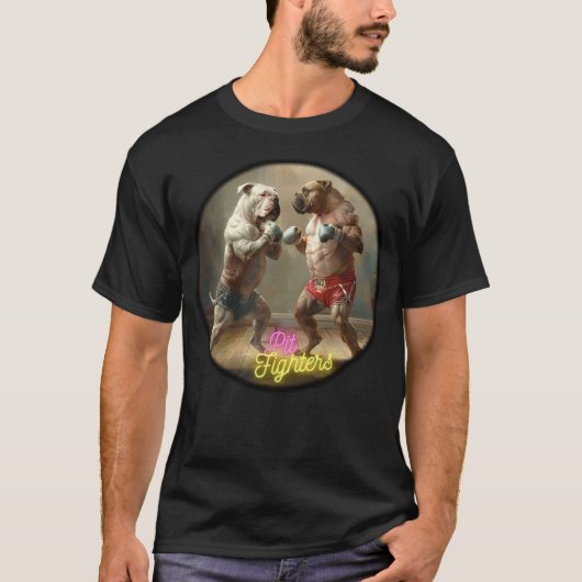 T-shirt "Pit Fighters" van Dead Head Fred (Voorkant)