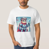 T-shirt Pixel Knight (Voorkant)